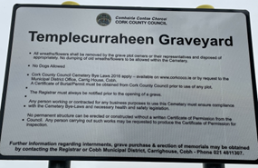 Front entrance sign